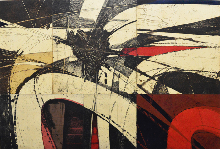 林 孝彦「風の背骨・17」銅版画 | 日本画、油絵、版画などの絵画販売 