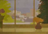 本田 真奈美「穏やかな陽」油彩画