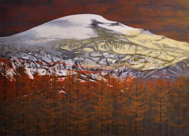 今野忠一「月山」リトグラフ | 日本画、油絵、版画などの絵画販売 