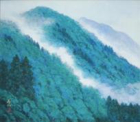南 義信「湧雲」日本画